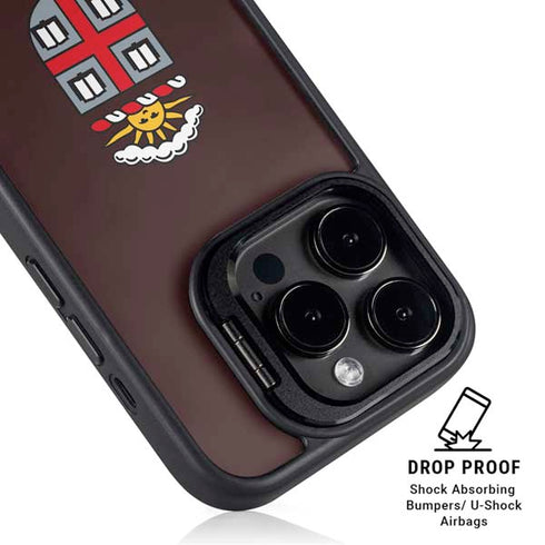 Brown University Primary Logo iPhone 15 Pro Kickstand Case